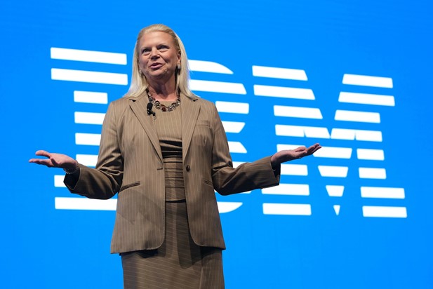 Ginni Rometty-smiling, posing for a photograph