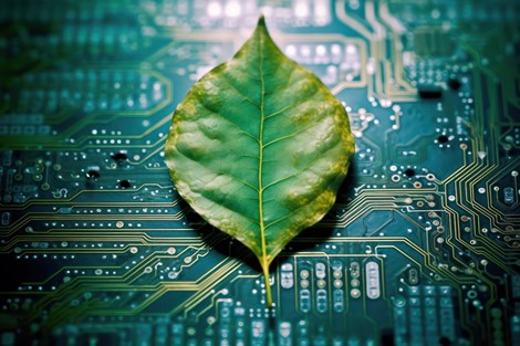 Leaf present above the mother-board