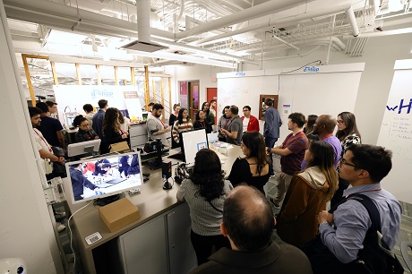 Group of students waiting in the room