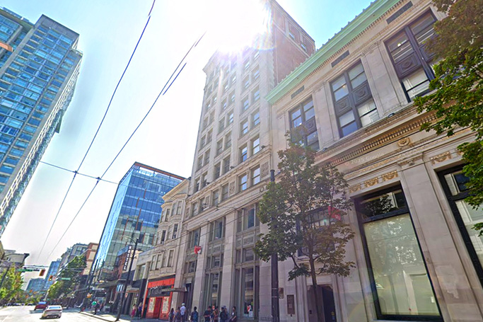 College campus street